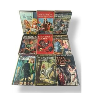 Vintage Judy Bolton Mystery Book Lot 9 Margaret Sutton Grosset Dunlap Hardcover